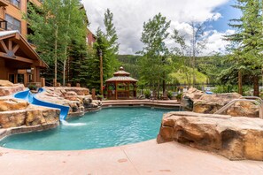 Indoor pool, a heated pool - Condo in River Run w/ Stunning Mountain Views from Private Balcony! (Keystone)