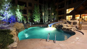 Indoor pool, a heated pool