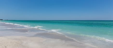 On the beach