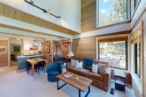 TV, fireplace, DVD player