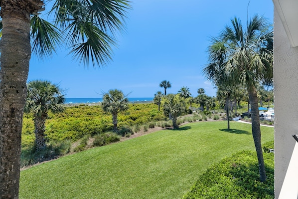 Property grounds - 203 Shorewood | 2 Bedroom Oceanfront Villa w/Private Balcony| STR# 045376 (Hilton Head Island)