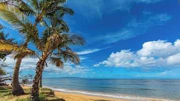 En la playa 