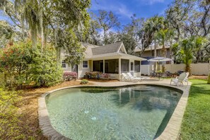 Una piscina riscaldata