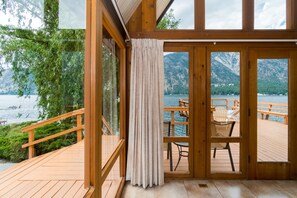 Interior - Amazing lakefront home with 140-feet of waterfront, WiFi, & enclosed yard (Manson)