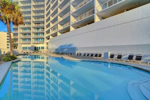 Indoor pool, a heated pool