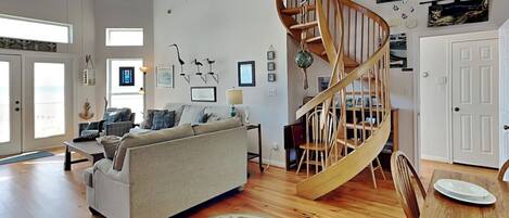 TV, fireplace, DVD player