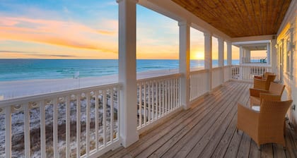 Seaclusion - Beachfront Home with Private Pool & Gulf Views