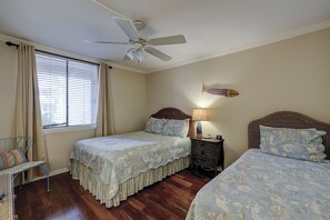 2 bedrooms, iron/ironing board, free WiFi, bed sheets