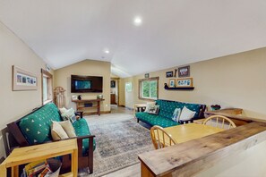 TV, video games, DVD player, books