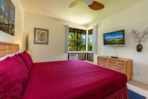 2 bedrooms, iron/ironing board, free WiFi, bed sheets - Top-floor Maui Condo with Mountain Ocean and Golf Course Views Sleeps six! (Kihei)