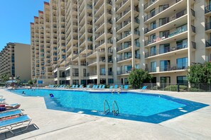 Indoor pool, a heated pool