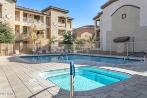 Una piscina climatizada