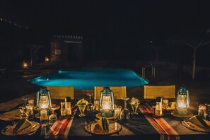 Dining - Mkoma Bay Tented Lodge (Pangani)