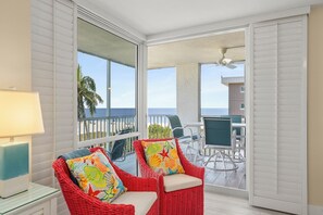 TV, DVD player, stereo