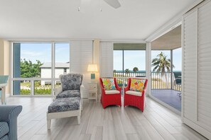 TV, DVD player, stereo