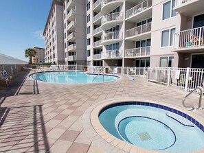 A heated pool - Island Princess 612 - Updated Beachfront 2 Bd Condo with Free Beach Service! (Fort Walton Beach)