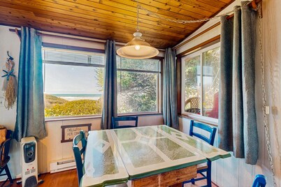 Dog-Friendly Oceanfront Cabin in the Trees with Gorgeous Views