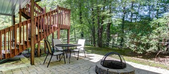 Dog-friendly home in golf community w/ game room, firepit, private washer/dryer