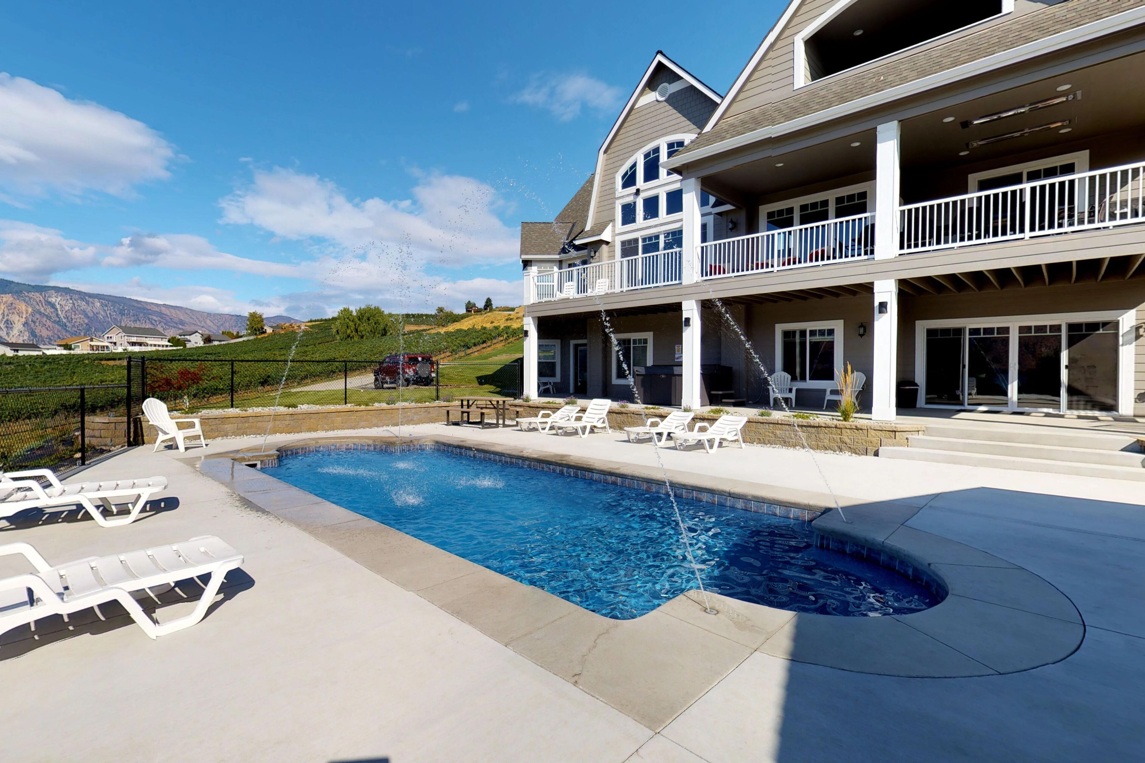 Luxury Home in Wine Country with Private Pool, Hot Tub, and Gourmet Kitchen
