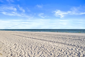 En la playa 