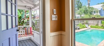 Historic Downtown Cottage with Private/Heated Pool! Walk to everything!