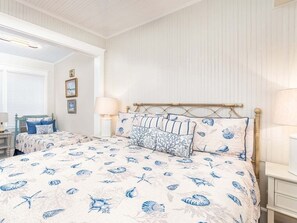 2 chambres, fer et planche à repasser, accès à Internet, literie fournie