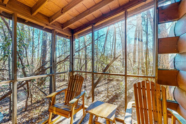 Interior - Romantic & Dog-Friendly Log Cabin in the Woods with Private Hot Tub (Sautee Nacoochee)