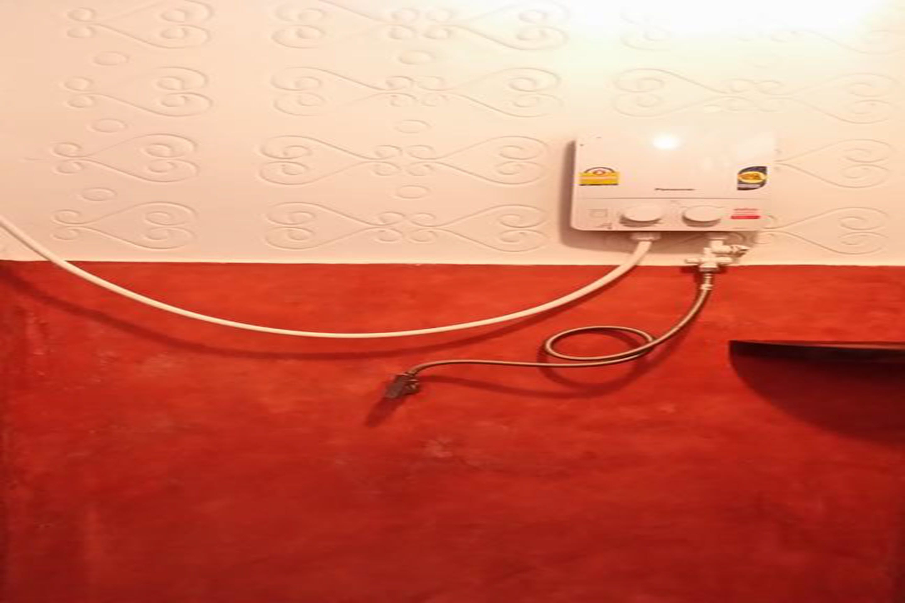 superior triple bungalow with sea view | bathroom shower