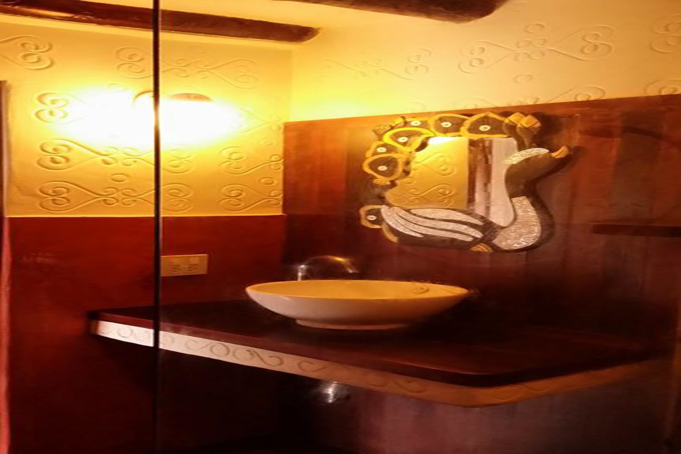 family deluxe bungalow with sea view | bathroom sink