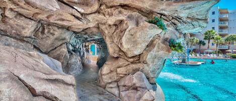 Una piscina climatizada