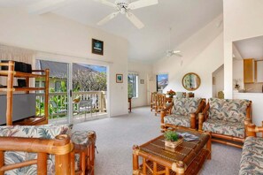 TV, DVD player, stereo