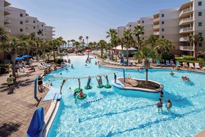 A heated pool - Waterscape A517/🌊Gulf View/ 🏖️Beach Service (Fort Walton Beach)