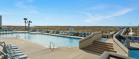 Indoor pool, a heated pool