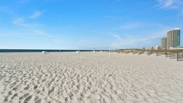 On the beach