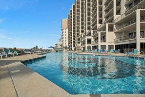 Indoor pool, a heated pool