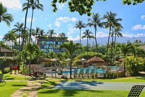 A heated pool - Luxury ground floor condo with peaceful lanai (Lahaina)