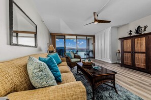 TV, DVD player, stereo