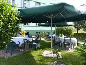 Blick von der Unterkunft