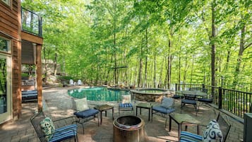 Indoor pool, a heated pool