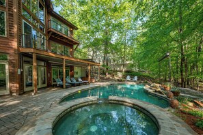 Indoor pool, a heated pool