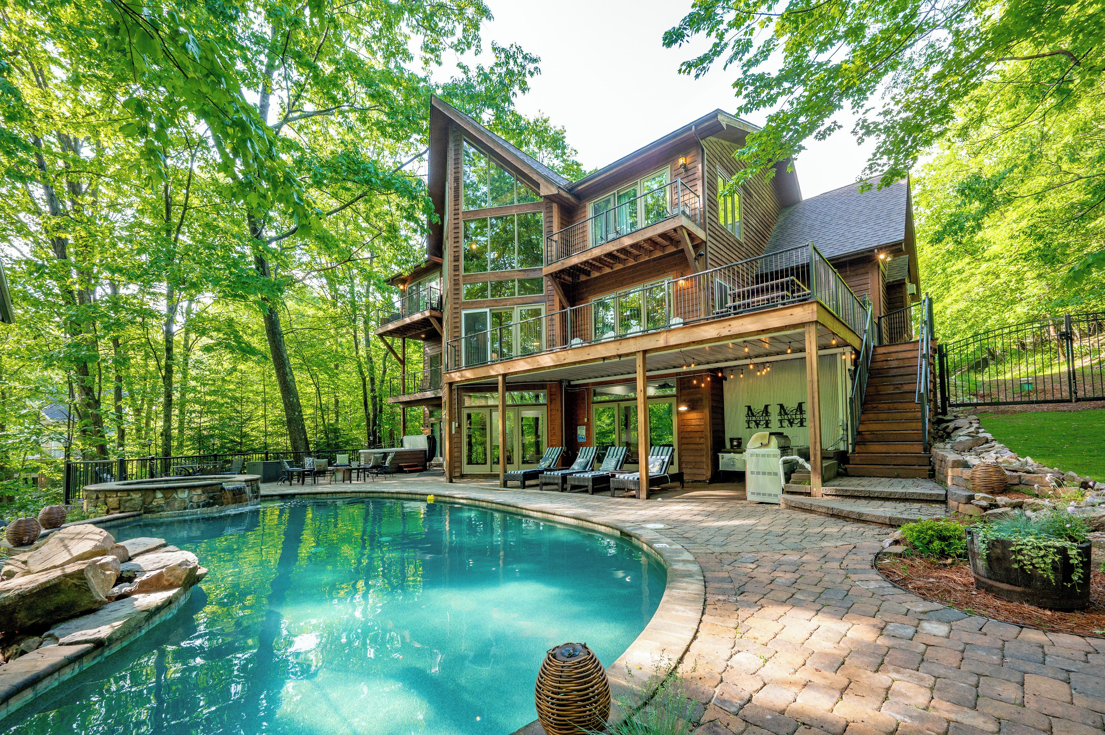 Indoor pool, a heated pool