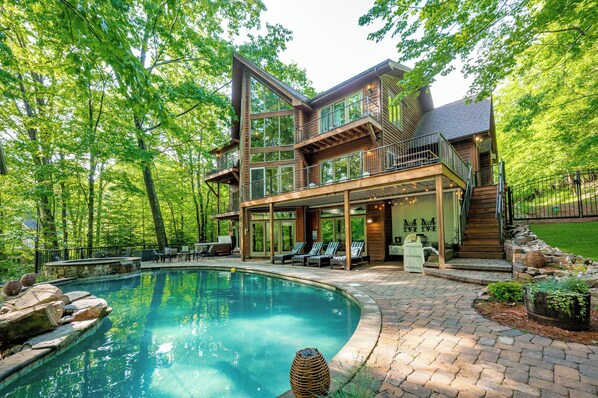 Piscine couverte, piscine chauffée