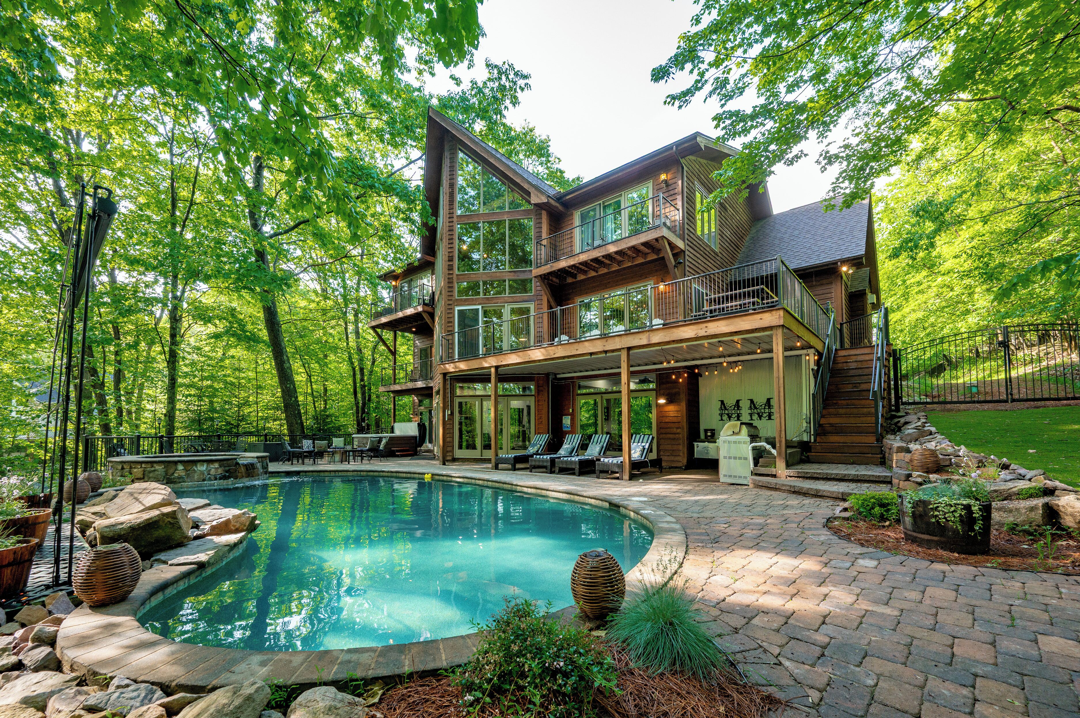Indoor pool, a heated pool
