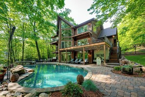 Indoor pool, a heated pool