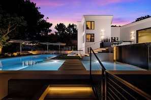 Una piscina climatizada