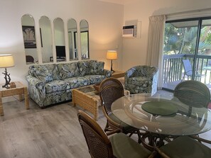 Smart TV, DVD player, books