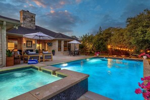 Una piscina climatizada