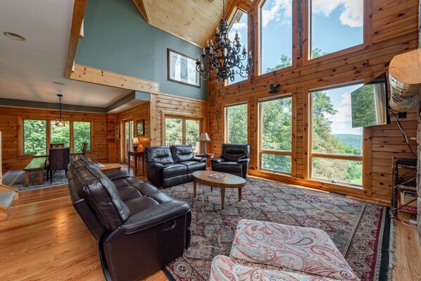 TV, fireplace, DVD player