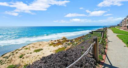 Stairs down to the beach, tennis court, gym, spa, and pool!- Ocean Front Gem