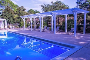 Opvarmet pool